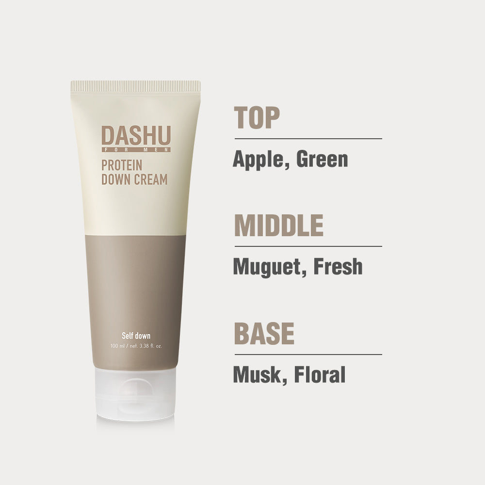 DASHU For Men Protein Down Cream 100ml (Made in Korea) Self Down Perm Cream K-Beauty