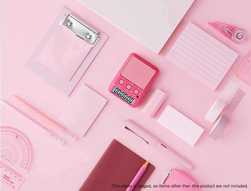 DRETEC Two Tone T-580 Timer Watch Stopwatch LED Alarm Portable Study Cook