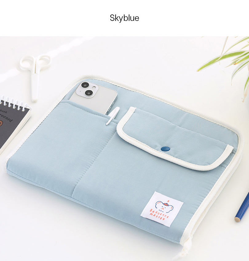 Brunch Brother iPad Tablet Cotton Pouch Sleeve Case Pen Holder Handle