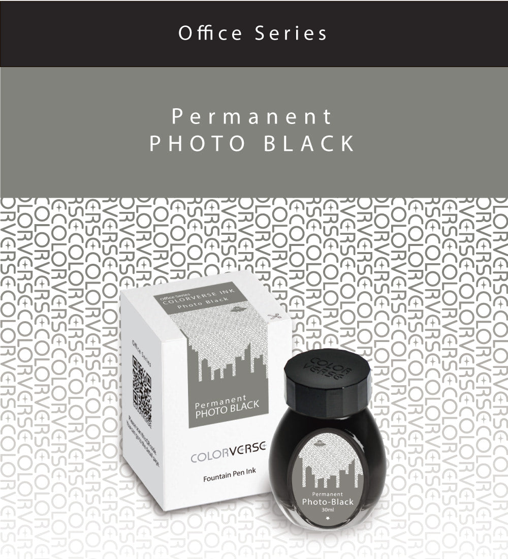 Colorverse Fountain Pen Ink Office Series Permanent Photo Black Color
