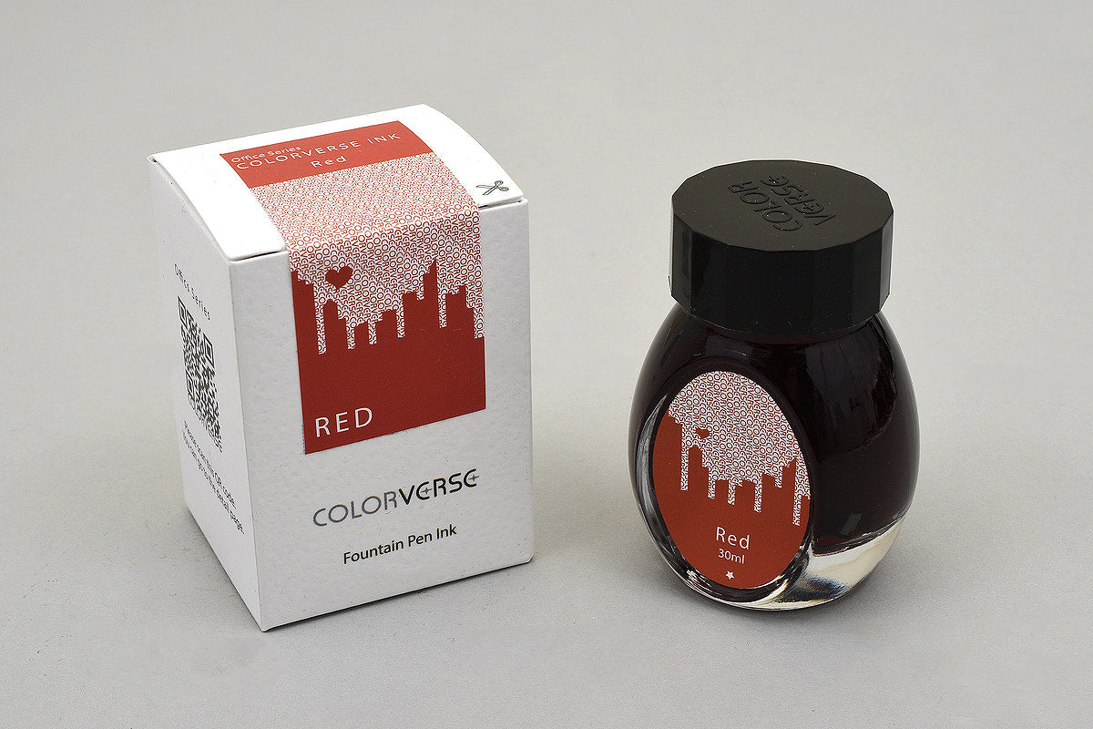 Colorverse Fountain Pen Ink Office Series Red Color
