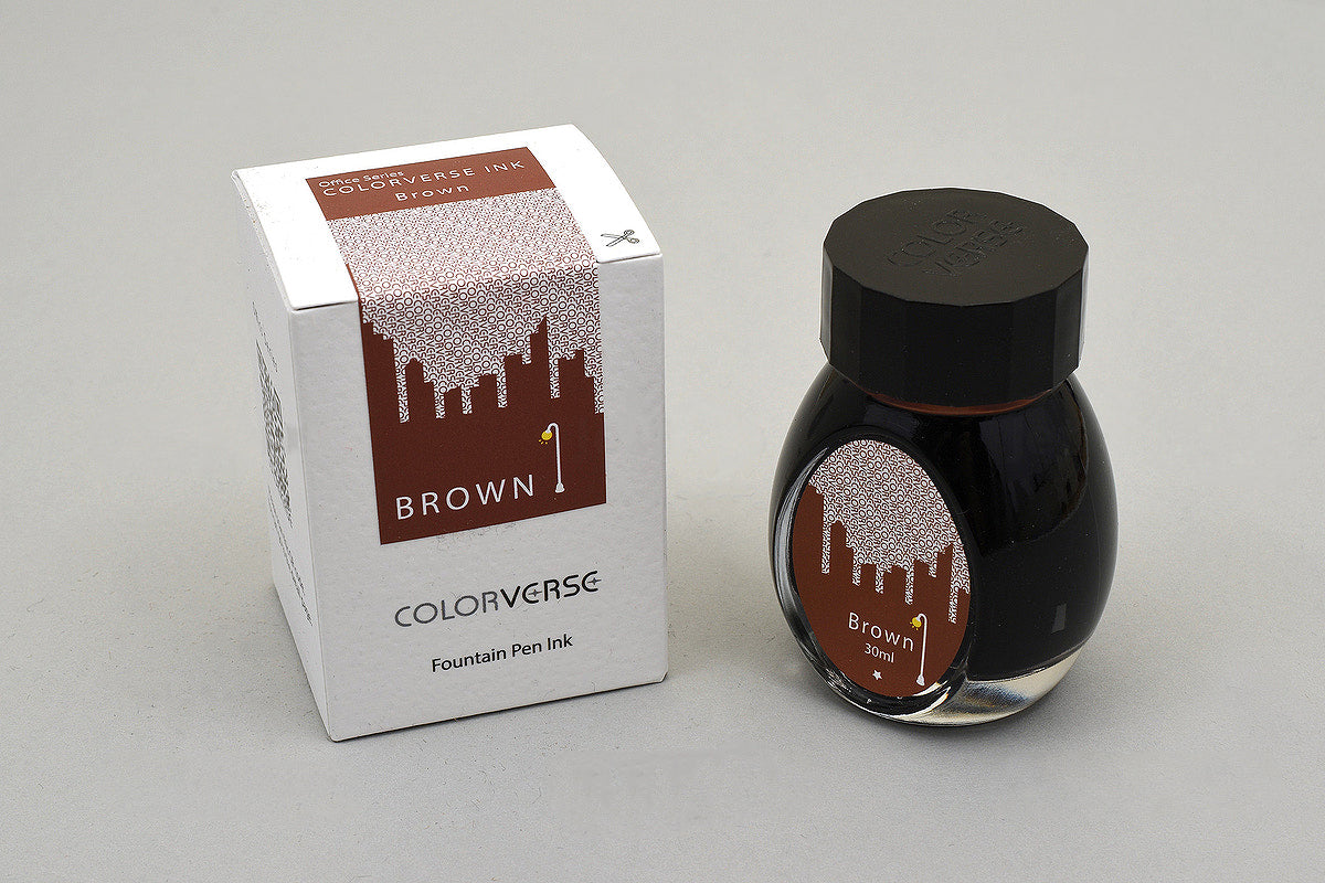 Colorverse Fountain Pen Ink Office Series Brown Color