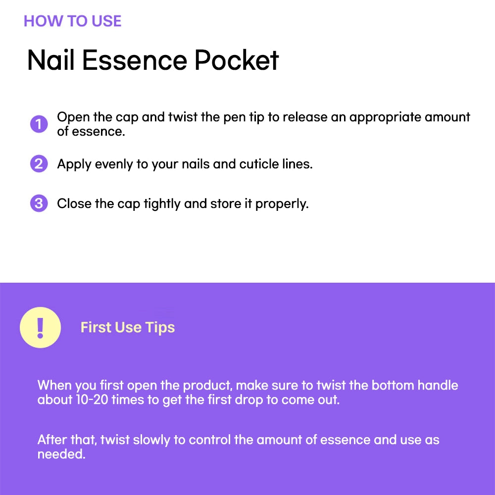 baren Nail and Cuticle Care Essence Oil Pen K-Beauty (2EA) | Korean Nail Care Brand