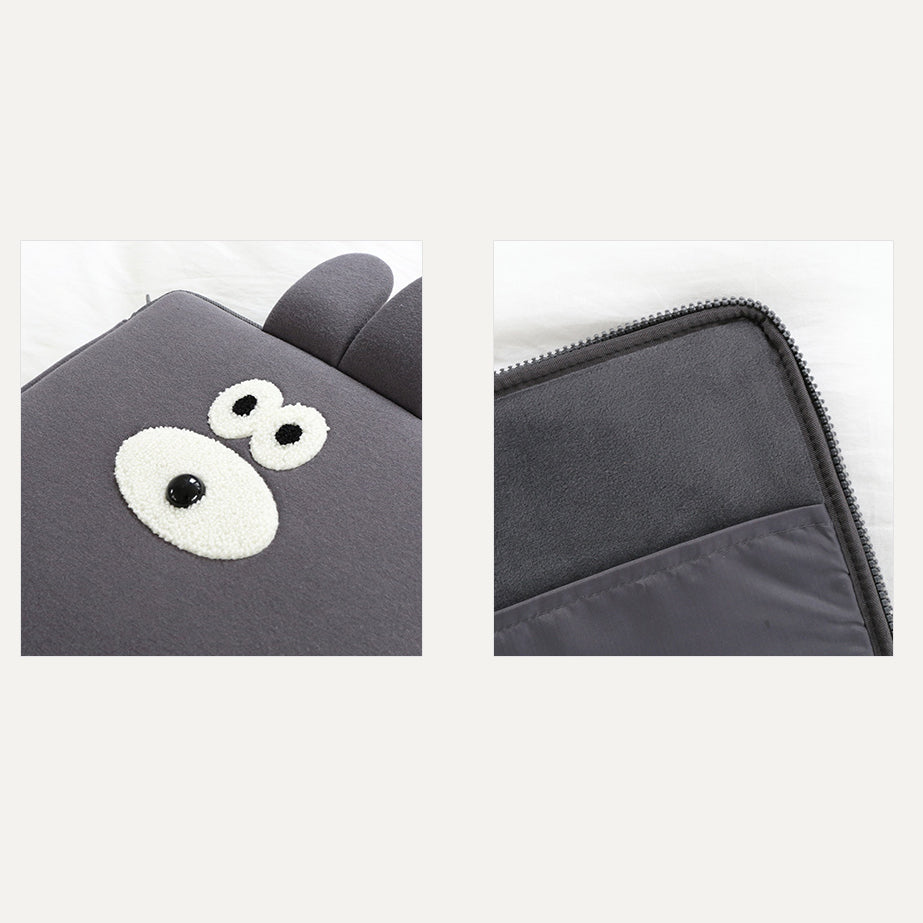 Brunch Brother 11 inch iPad Tablet Bunny Puppy Pouch Sleeve Case With Pencil Holder | Tablet Pouch | Tablet Sleeve
