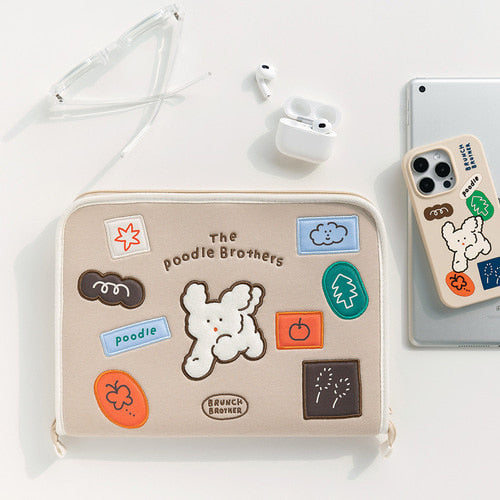 Brunch Brother 11 inch iPad Tablet Pouch Sleeve Case with Pen Holder 5 Pocket | Tablet Pouch | Tablet Sleeve