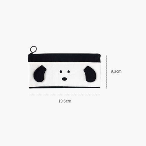 Brunch Brother Foldable Pen Case Pencil Case Pouch Zipper Mesh Pocket Pen Pouch Doochi