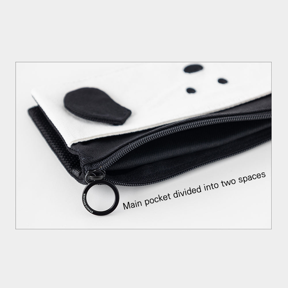 Brunch Brother Foldable Pen Case Pencil Case Pouch Zipper Mesh Pocket Pen Pouch Doochi