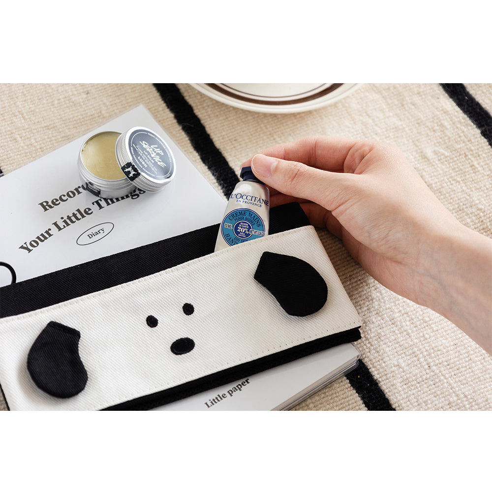 Brunch Brother Foldable Pen Case Pencil Case Pouch Zipper Mesh Pocket Pen Pouch Doochi