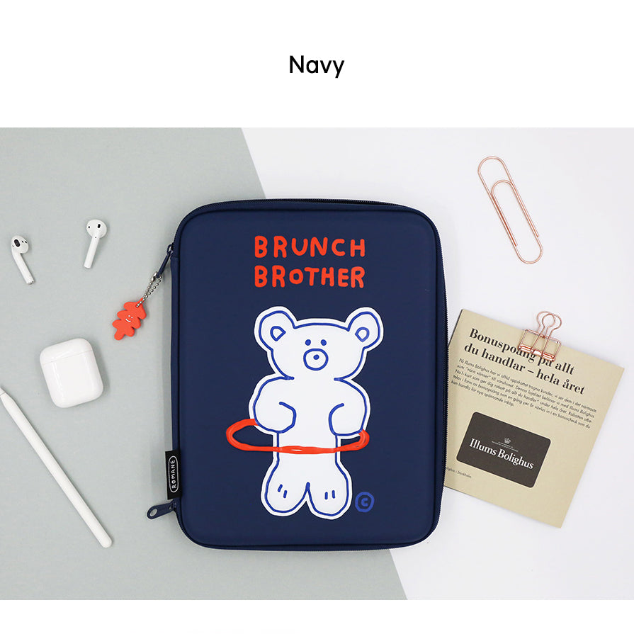 Brunch Brother Holabear 11 inch iPad Tablet Hard EVA Pouch Sleeve Case Navy Color