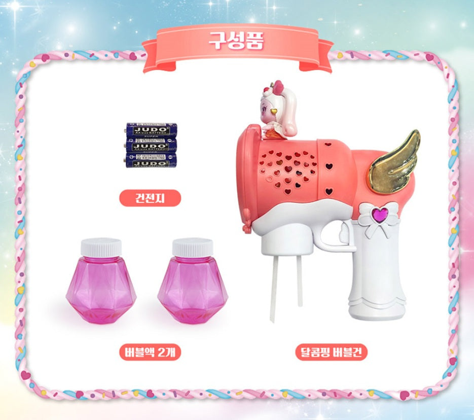 Catch! Teeniping Spinning Auto Sweetping Bubble Gun 달콤핑