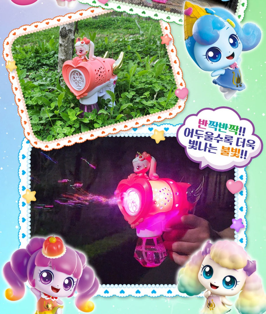Catch! Teeniping Spinning Auto Sweetping Bubble Gun 달콤핑