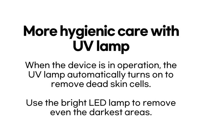 Face Factory Electric Foot Callus Remover, UV Rechargeable Exfoliator