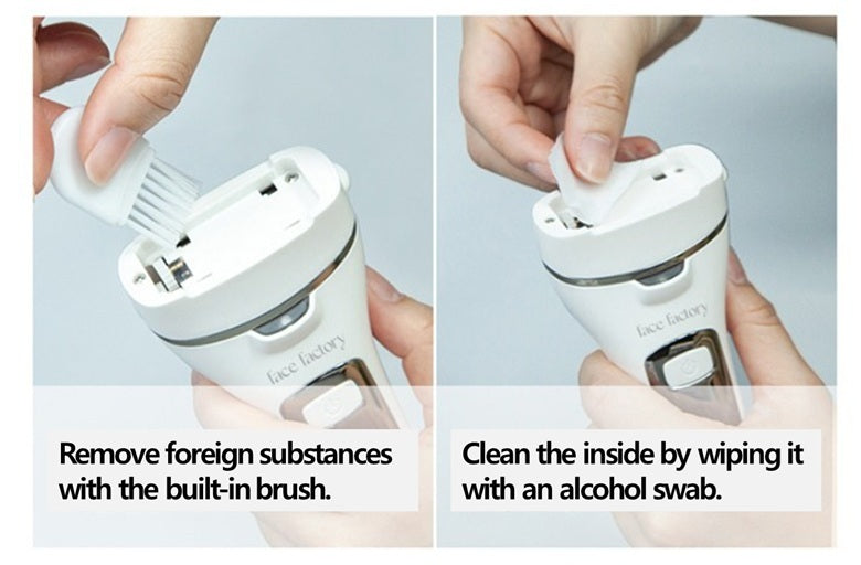 Face Factory Electric Foot Callus Remover, UV Rechargeable Exfoliator