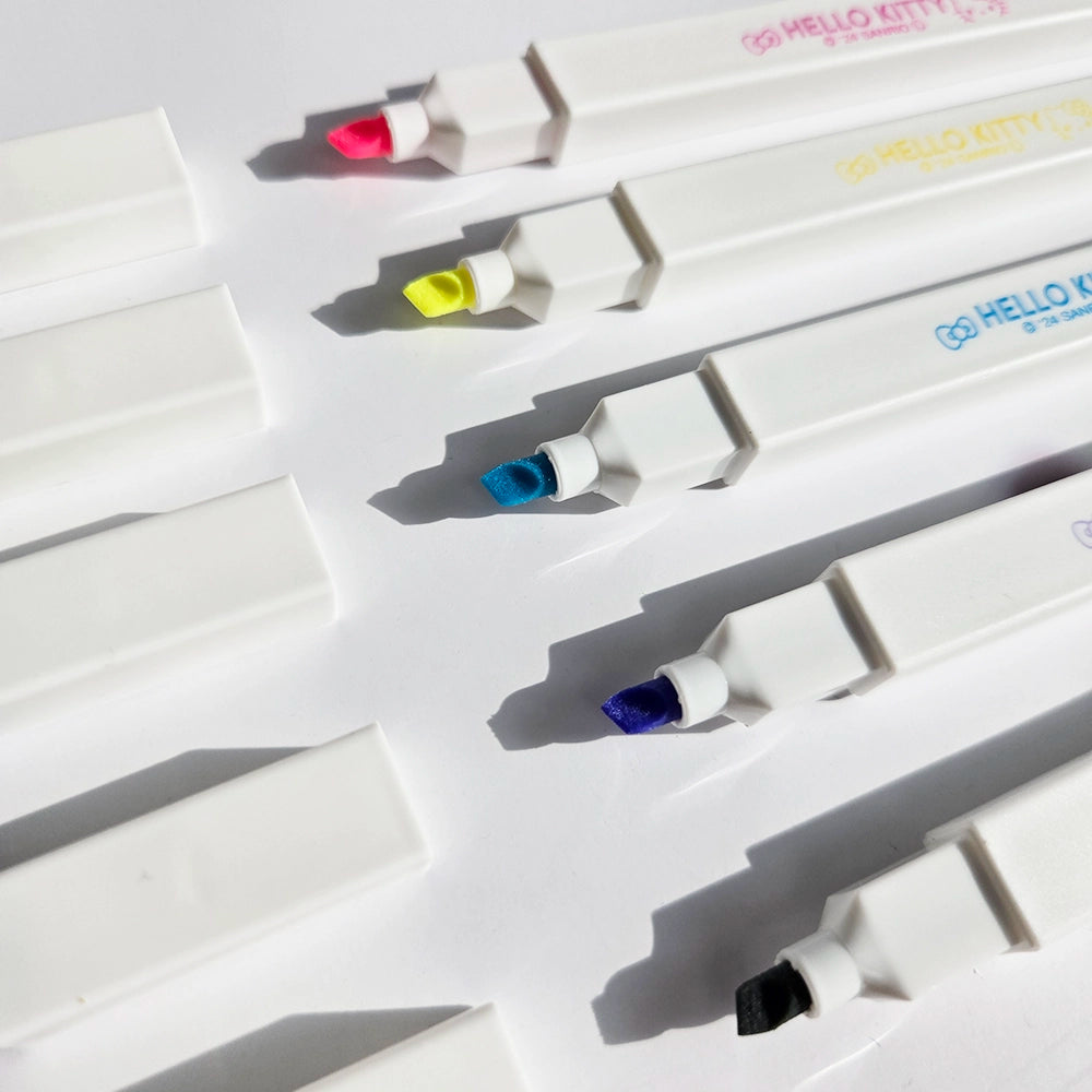 Sanrio Hello Kitty Mild Marker Pen Highlighter 5 Color Set