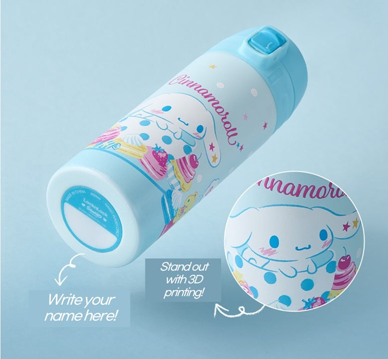 LocknLock New School Fit Sanrio Characters One-Touch Tumbler. Cinnamoroll.