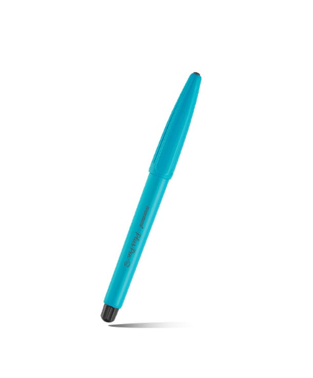Monami Plus Pen S Mint Body - Black Ink - Pack of 12 Pen
