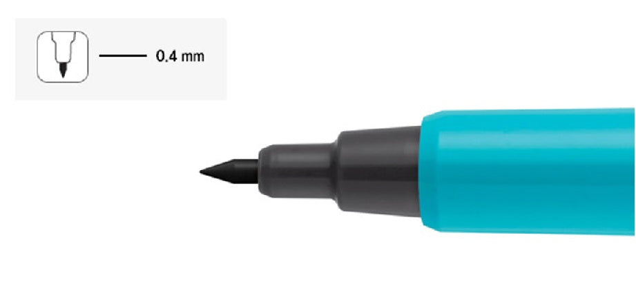 Monami Plus Pen S White Body - Black Ink - Pack of 12 Pen