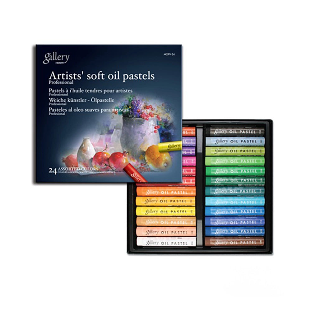 mungyo gallery artists soft oil pastel 24 color set