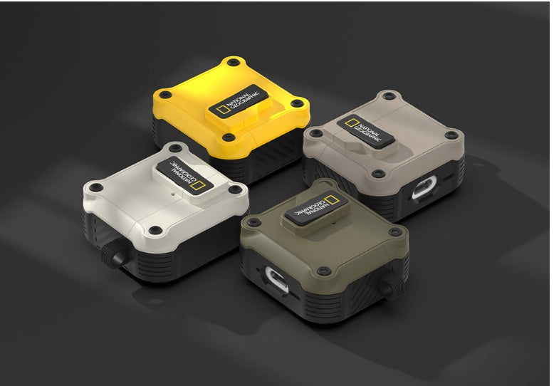 National Geographic Airpods 4/3/Pro2/Pro Rugged Bumper Lock Case