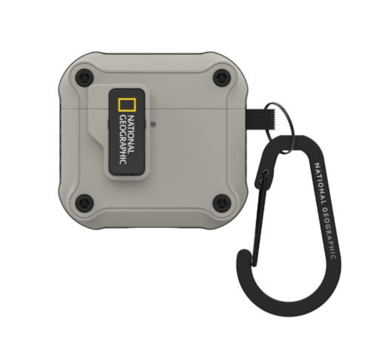National Geographic Airpods 4/3/Pro2/Pro Rugged Bumper Lock Case