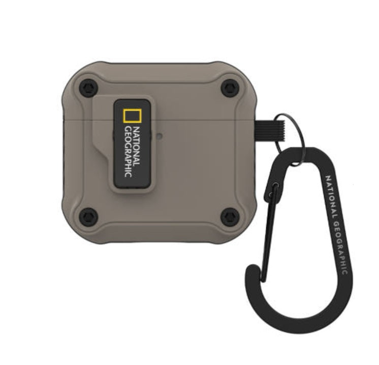 National Geographic Airpods 4/3/Pro2/Pro Rugged Bumper Lock Case