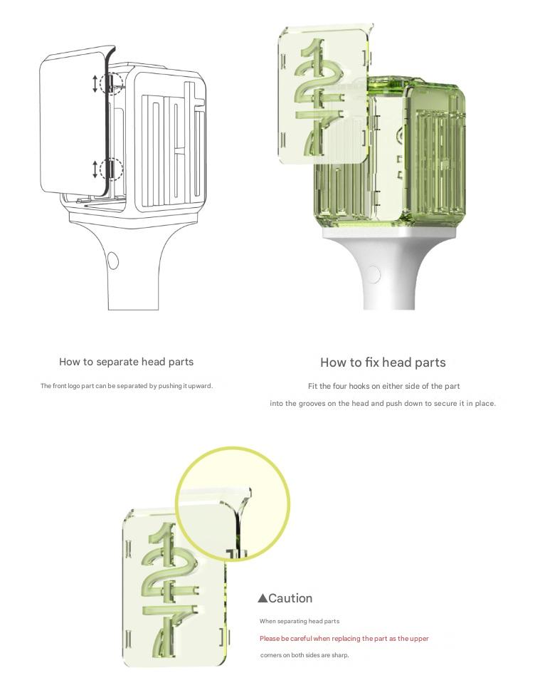 NCT 127 Official Fanlight Light Stick Ver 2 K-pop Cheering Lightstick