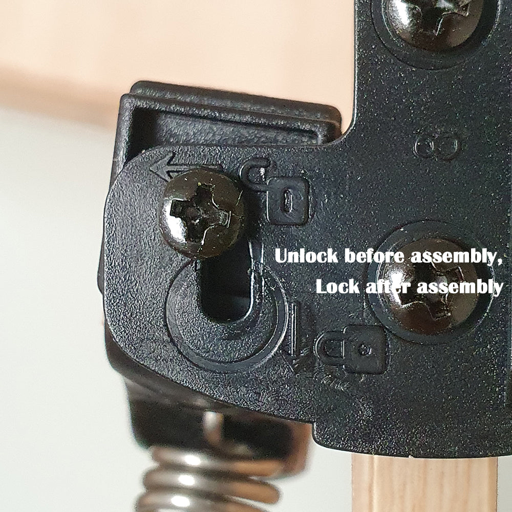 NICE 204D Book Stand 2 Tier Wood Reading Holder Desk Bookstand Bible Cookbook - unlock before assembly, lock after assembly.