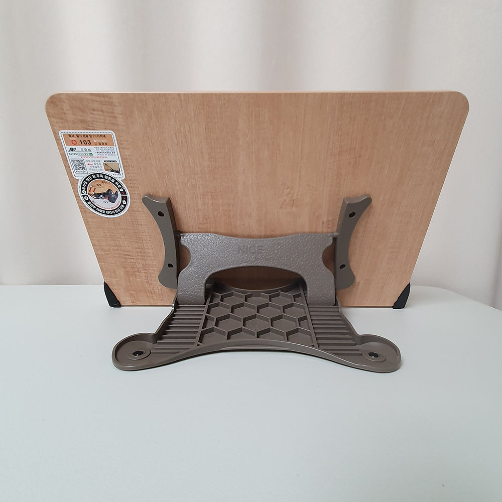 NICE O-103 Book Stand Wood Reading Holder Desk Bookstand Bible Cookbook | Korean High-quality Book Stand