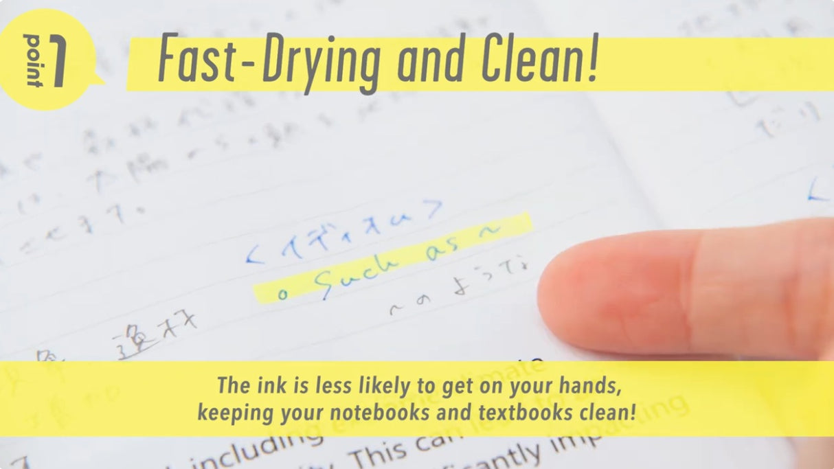 Pilot Kire-Na Highlighter 5 Colors Set Double end Side tip