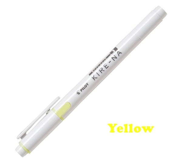 Pilot Kire-Na Highlighter 5 Colors Set Double end Side tip
