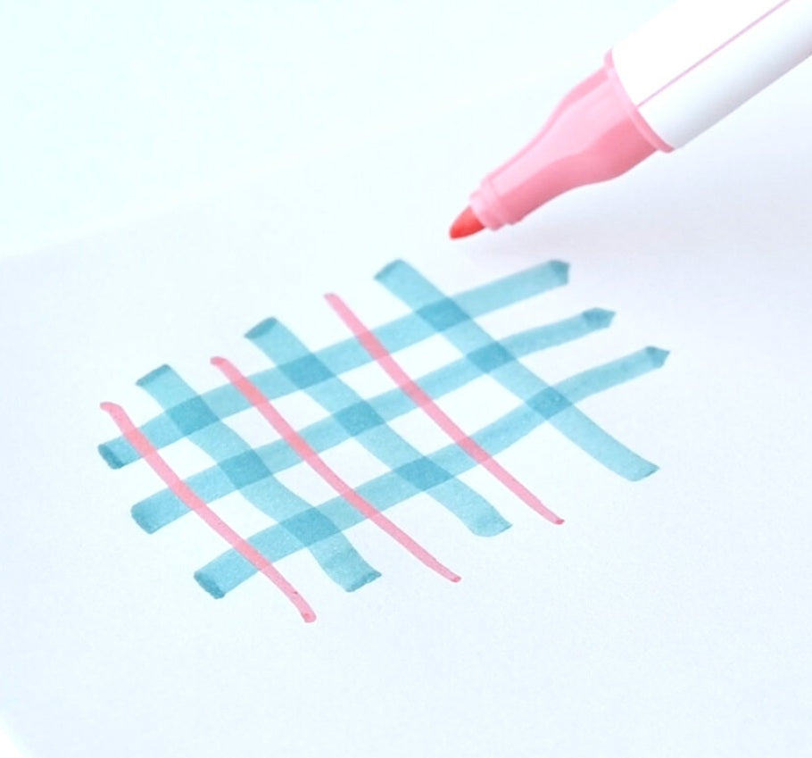 Sun-star DECOT3 Overlay twin color marker pen