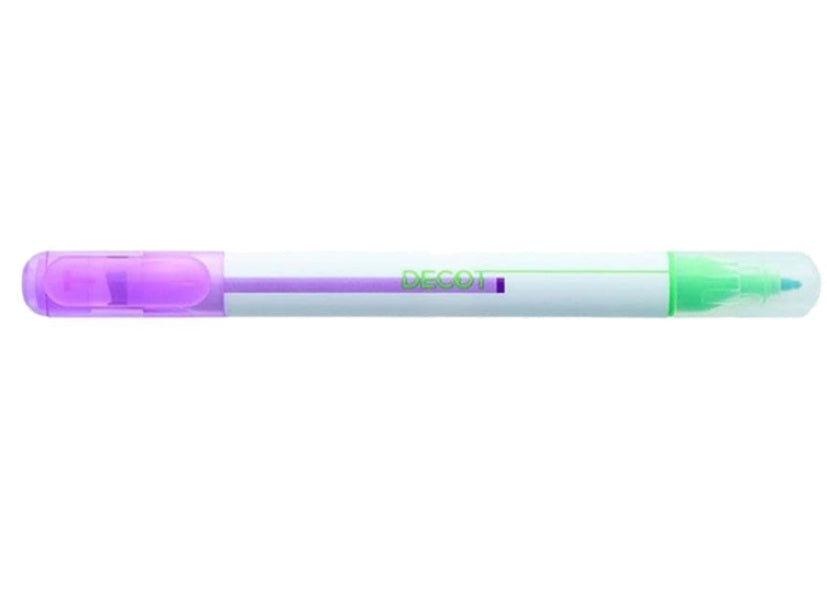 Sun-star DECOT3 Overlay twin color marker pen Violet x Light Green