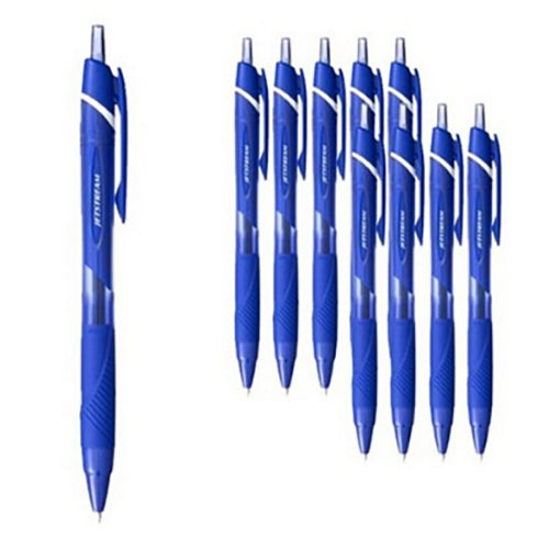 Uni-ball Jetstream Retractable Ballpoint Pen 0.7mm 10pcs Blue