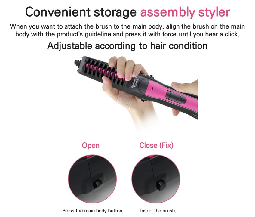 Vidal Sassoon 3-Brush Hot Air Styler VSAS80PIK