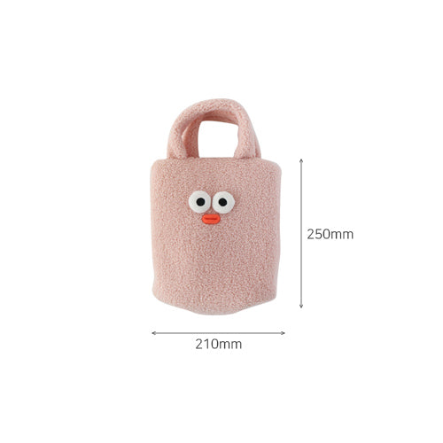 Brunch Brother PomPom Boucle Tote Bag Eco Bag Reusable Shopping Bag