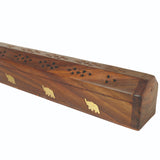 Wood Incense Stick Holder Storage Incense Cone Holder 11.8 Inch