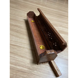 Wood Incense Stick Holder Storage Incense Cone Holder 11.8 Inch