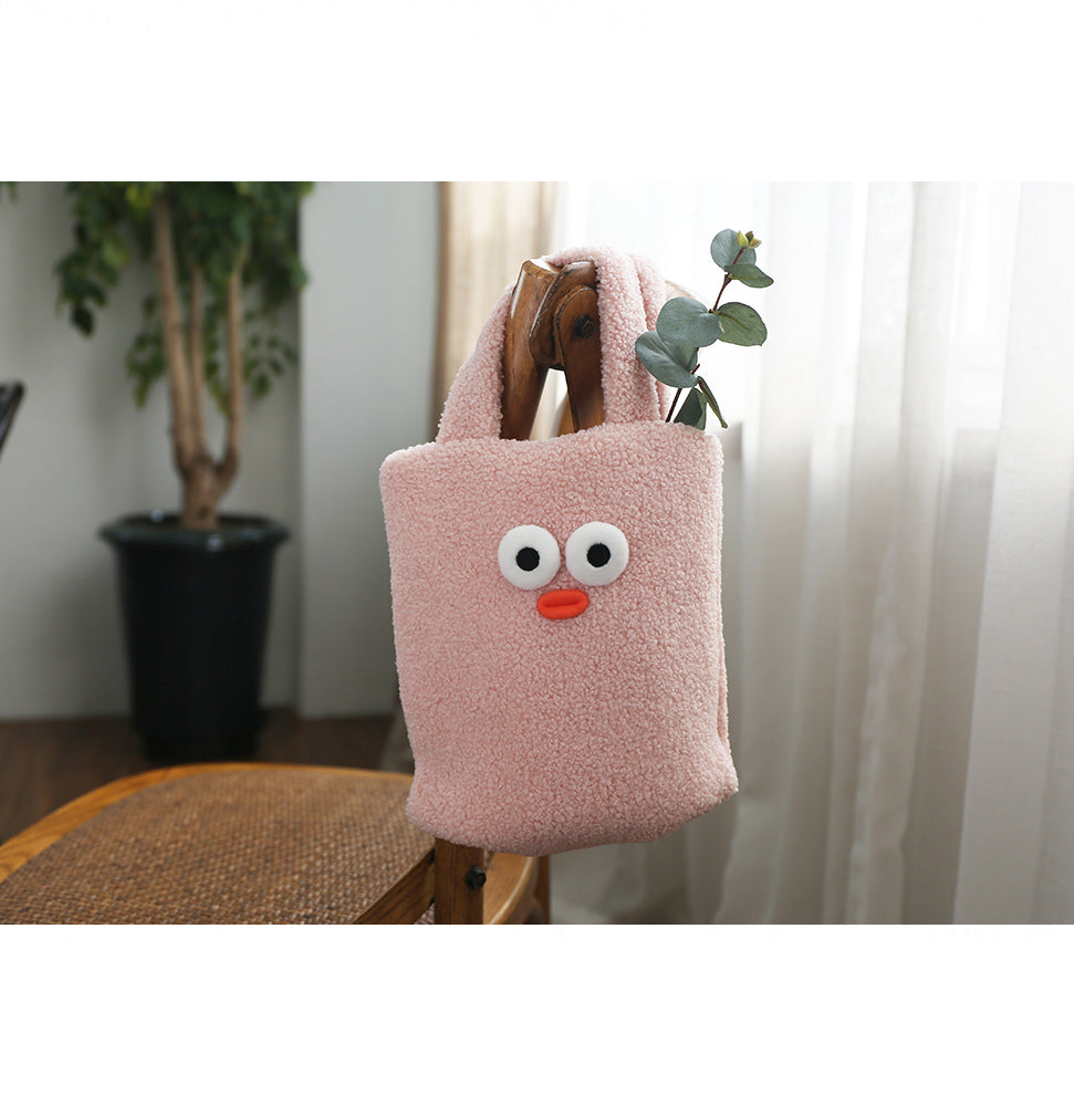 Brunch Brother PomPom Boucle Tote Bag Eco Bag Reusable Shopping Bag