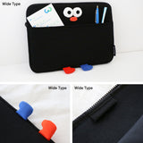 Brunch Brother PomPom iPad Tablet Laptop Soft Pouch Wide Slim