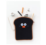 Brunch Brother 9 inch ipad pouch, burned toast design, light