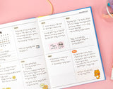 Kakao Friends 2026 Hardcover Monthly & Weekly Planner