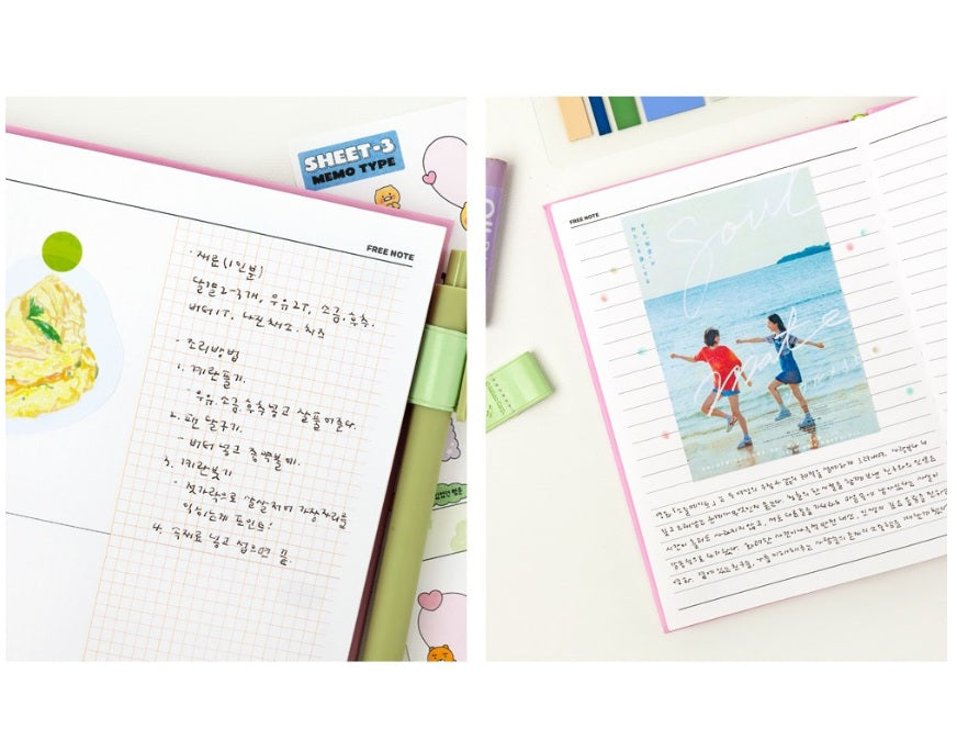 Kakao Friends 2026 Hardcover Monthly & Weekly Planner