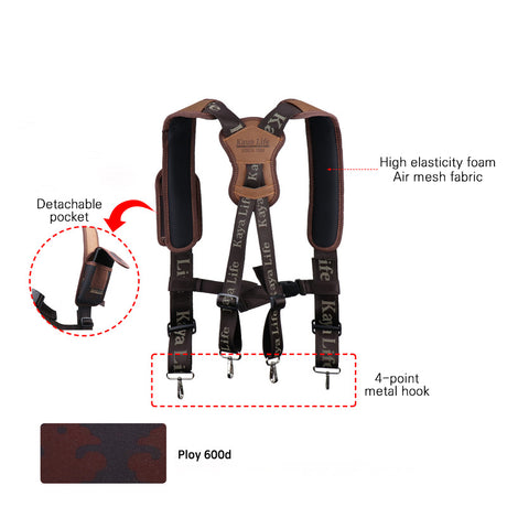 KayaLife KL-611 Work Tool Belt, Details