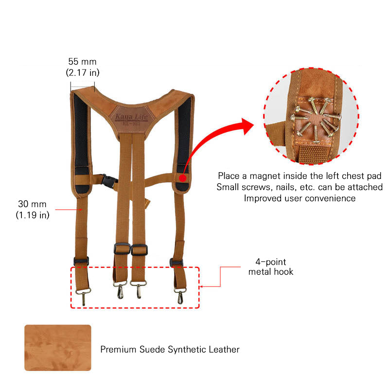 KayaLife KL-981 Work Tool Belt, Details