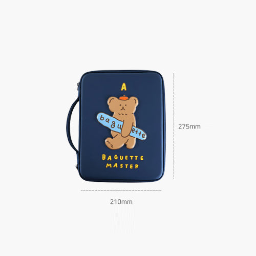 Brunch Brother iPad Tablet Baguette Bear EVA Hard Pouch Sleeve Case