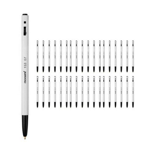 Monami BP 153 Retractable Ballpoint Pen Fine Point 0.7mm Black 60PCS