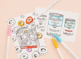 Monami Plus Pen 3000 36 Assorted Color Felt Tip Pen Water Based Ink