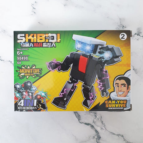 Skibidi Toilet Building Block Toy 8-Type Toilet Speakerman Cameraman TVman Titan