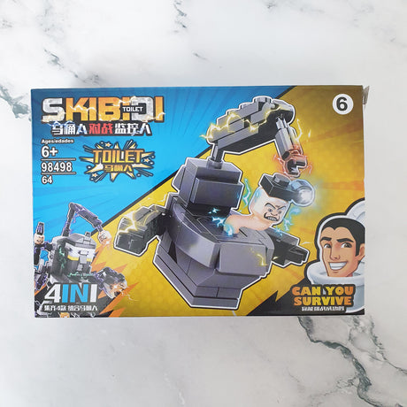 Skibidi Toilet Building Block Toy 8-Type Toilet Speakerman Cameraman TVman Titan