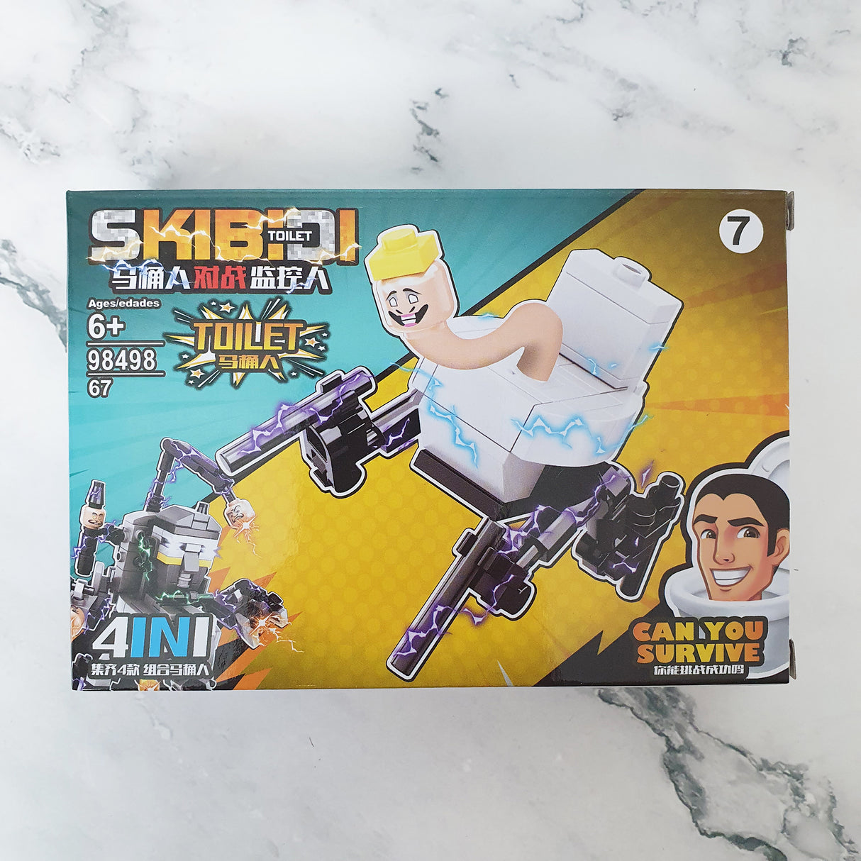 Skibidi Toilet Building Block Toy 8-Type Toilet Speakerman Cameraman TVman Titan